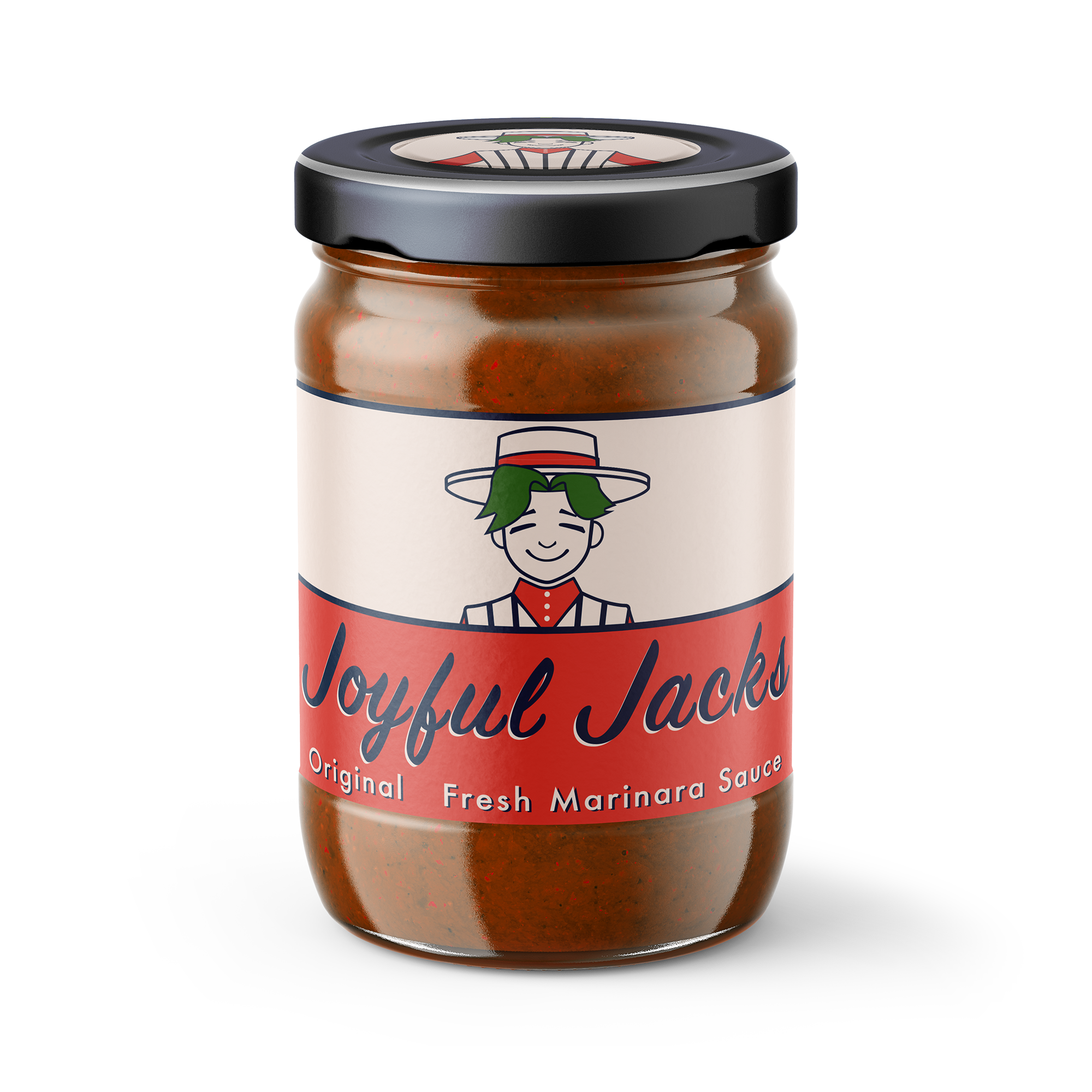 Joyful Jack Marinara sauce mockup